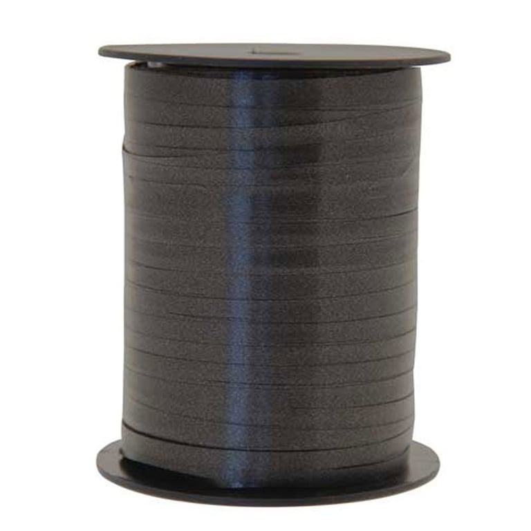 Black Curling Ribbon 5mm x 500m - High-Quality Home Decor and Craft Ribbon for Wedding Decoration and Floral Arrangements