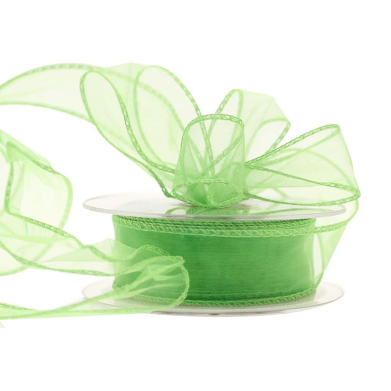 30mm x 20m Wired Chiffon Ribbon - Versatile Home Decor and Fashion Accent