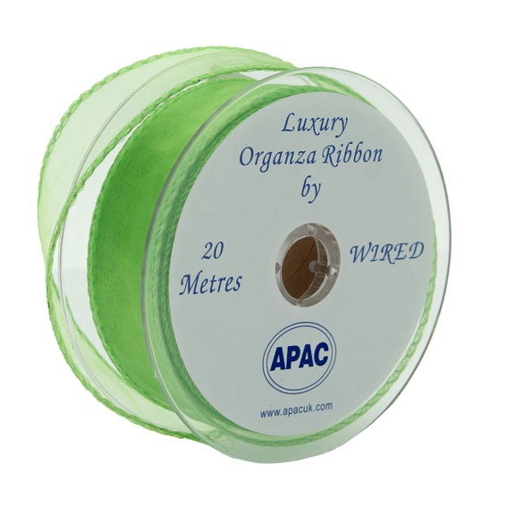 30mm x 20m Wired Chiffon Ribbon - Versatile Home Decor and Fashion Accent