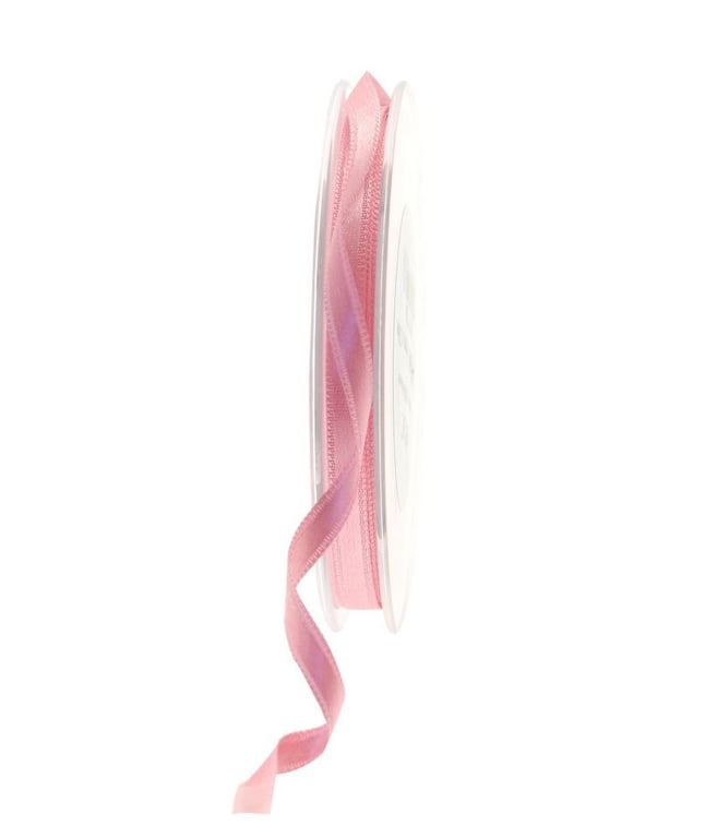 Soft Pink 6mm Satin Ribbon - Perfect for Crafting and Home Decor