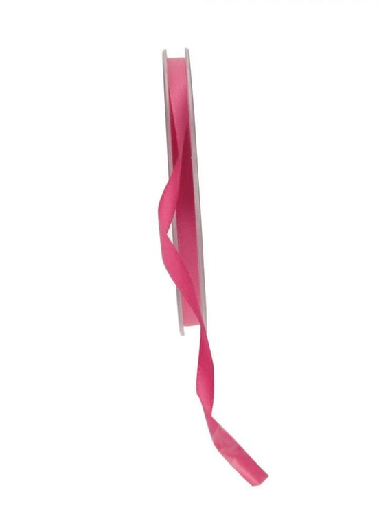 Cerise Satin Ribbon - 6mm Width for Home Decor and Crafting