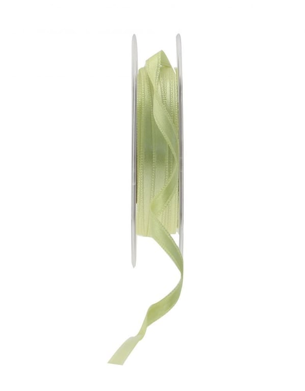 6mm Fluorescent Yellow Ribbon - Vibrant Home Decor and Party Decoration Accents