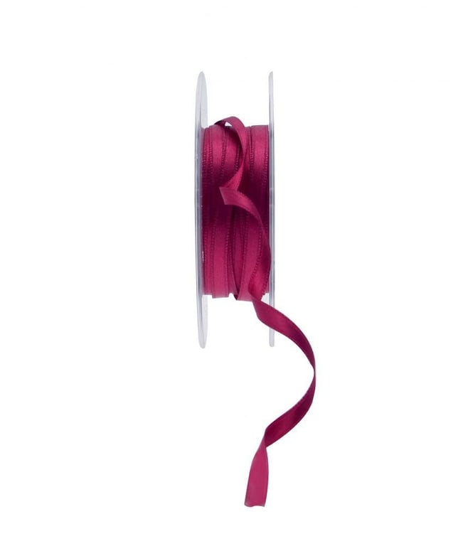 6mm Orchid Satin Ribbon - High-Quality Floral Decorative Ribbon for Home and Craft Use