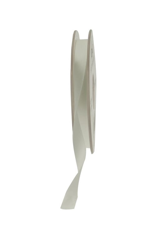 Ivory Satin Ribbon - 10mm Wide, Perfect for Home Decor, Wedding Decoration and Crafting