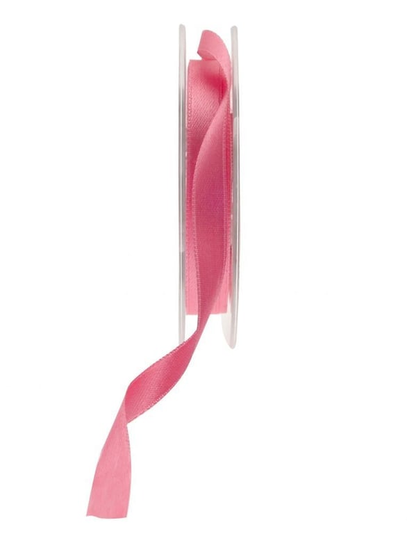 Pink Satin Ribbon (10mm) - Ideal for Home Decor and Crafting Projects