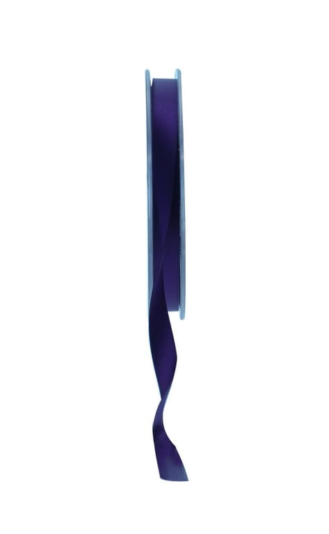 Purple Satin Ribbon - 10mm Wide, Perfect for Home Decor, Crafting & Wedding Decorations