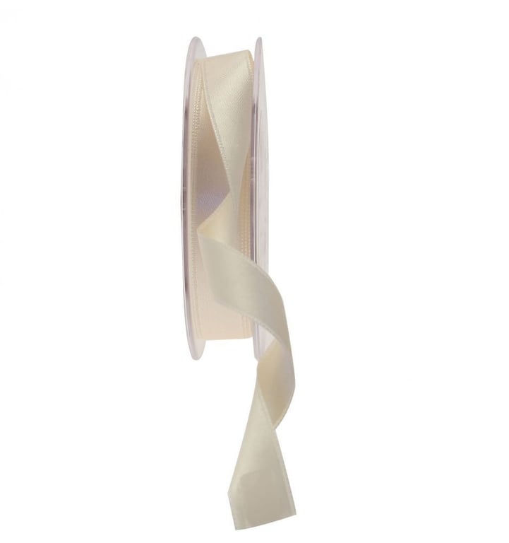 Oyster Satin Ribbon 15mm - High-Quality Decorative Ribbon for Home and Fashion Applications