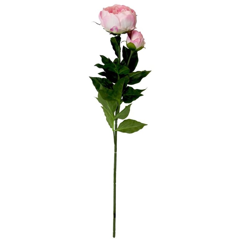 Peony Pink 78cm Large Flower Bunch Arrangement Home Decor Garden Flowers