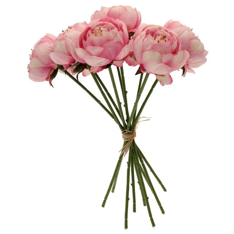 Peony Bunch Light Fuschia 40cm Floor Lamp - Home Decoration Lighting Fixture with Soft Glow and Elegant Peony Design