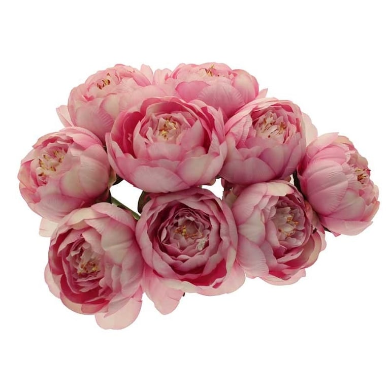 Peony Bunch Light Fuschia 40cm Floor Lamp - Home Decoration Lighting Fixture with Soft Glow and Elegant Peony Design