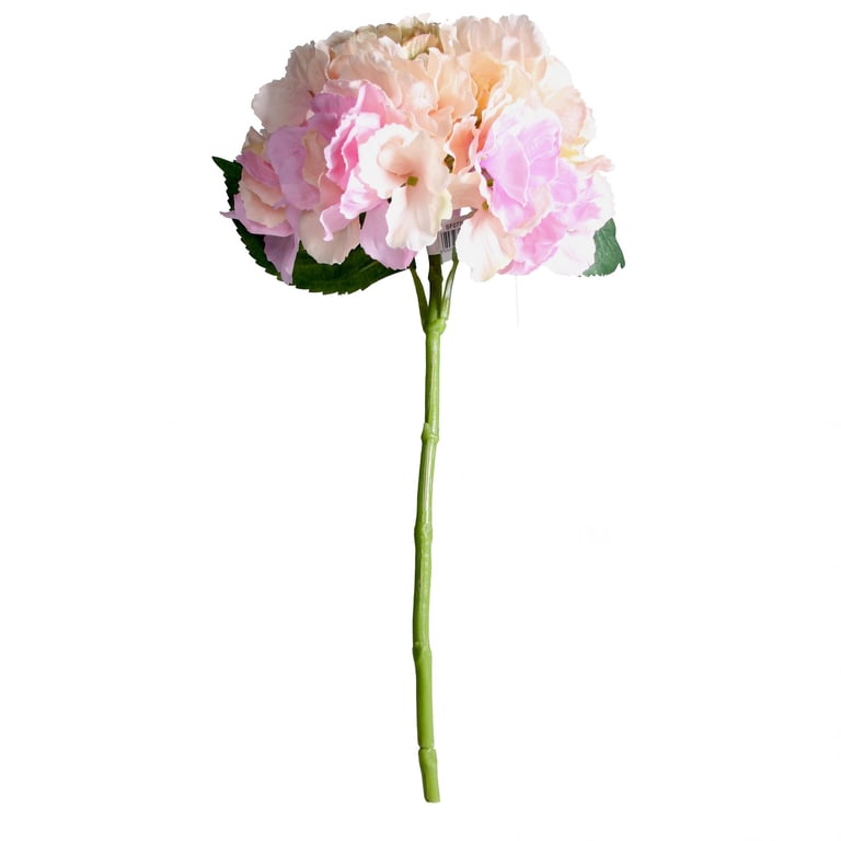 40cm Pink Short Stem Hydrangea - Perfect for Flower Arrangement and Home Decor