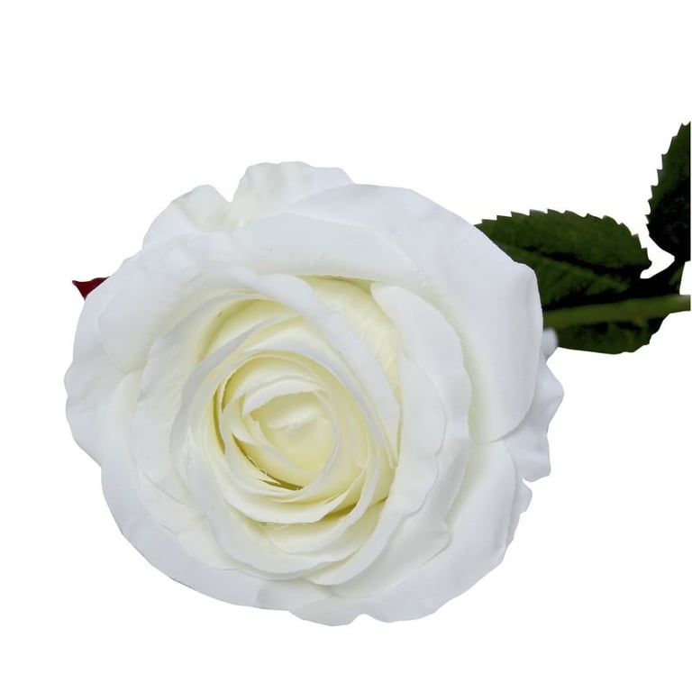 Camelot Open Face Rose Bridal Veil - Small Ivory Wedding Veil