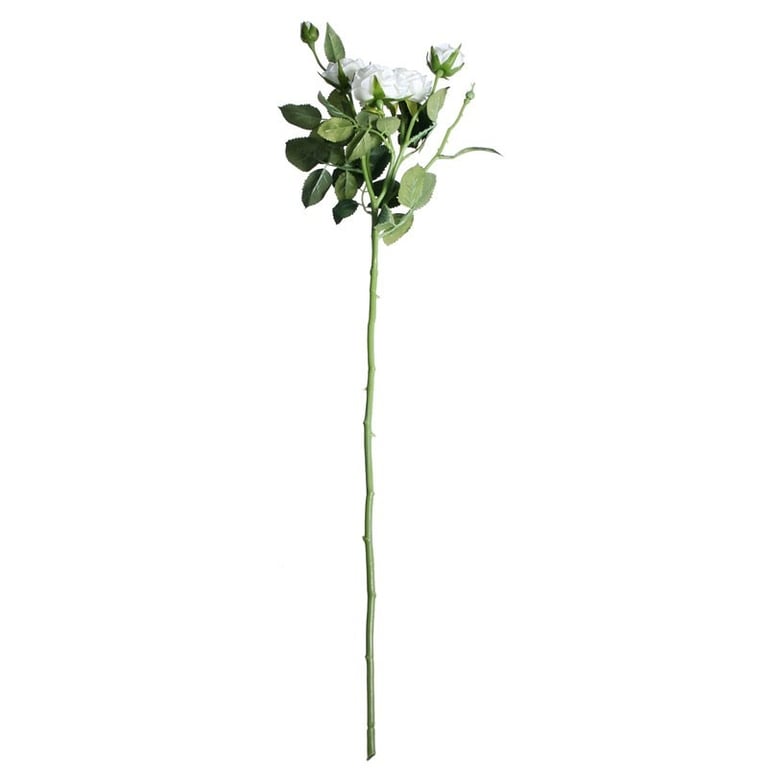 Camelot Garden Rose Spray Bridal Ivory - Elegant Floral Accent for Home & Garden Decor