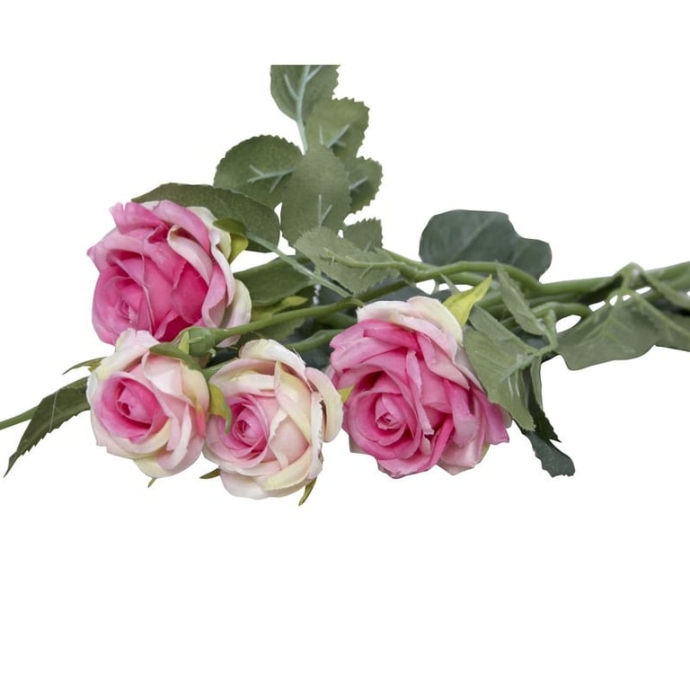 Camelot Garden Rose Spray Blush Pink - Elegant Indoor Planter for Home Decor