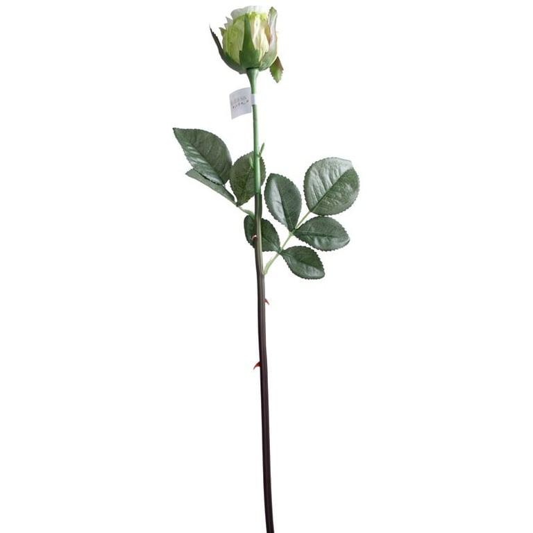 Small Rose Bud Light Green Floral Accent for Home Decor and Garden Decoration