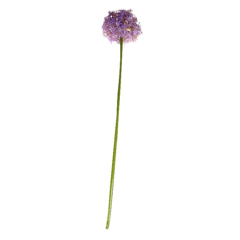 76cm Single Allium Lavender - Elegant Garden Decoration and Home Decor Item
