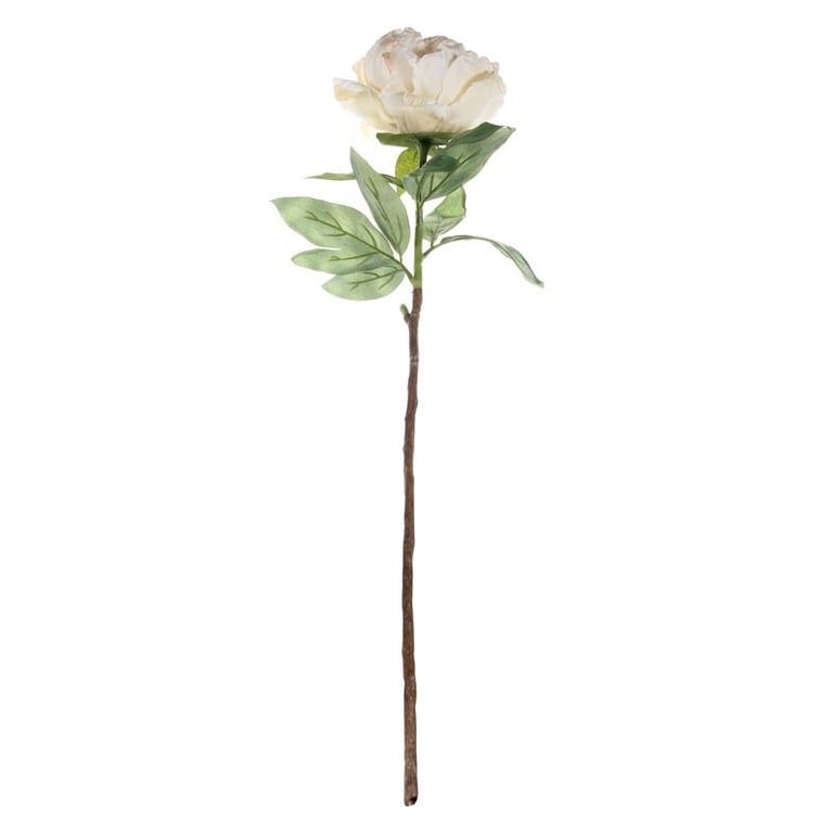 71cm Single Cream Colored Peony Floral Home Decor Decoration