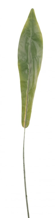 Plastic Bird s Nest Fern Leaf - 28 Long Indoor Green Wall Art Decoration