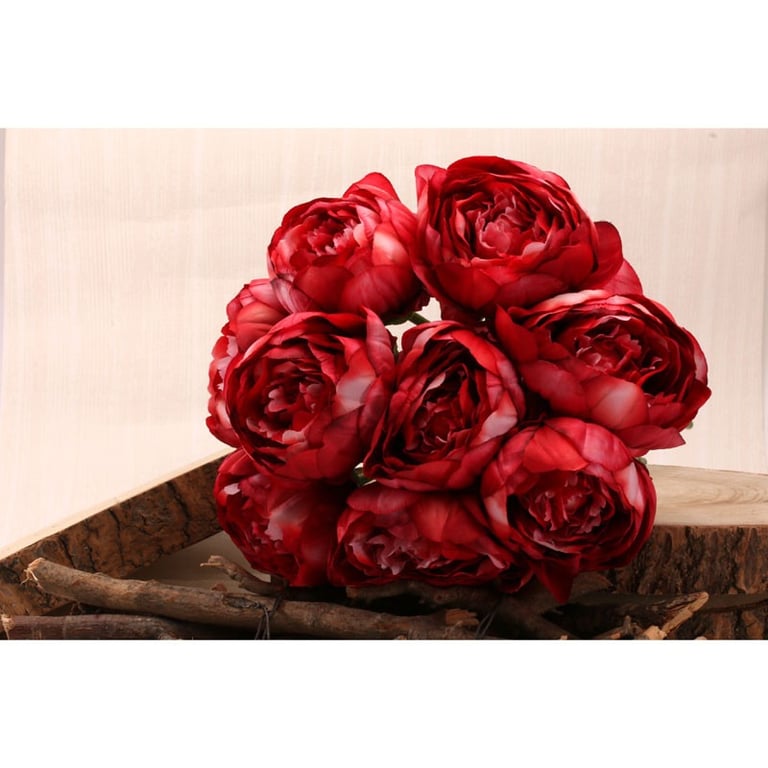Peony Bunch Beauty 40cm - Beautiful Floral Arrangement for Home Decor and Garden Decoration