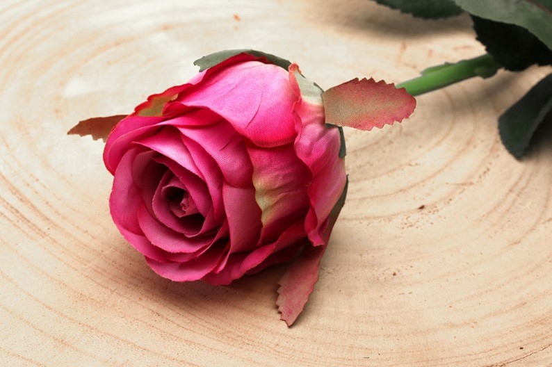 Small Purple Rose Buds - Decorative Home and Garden Accent