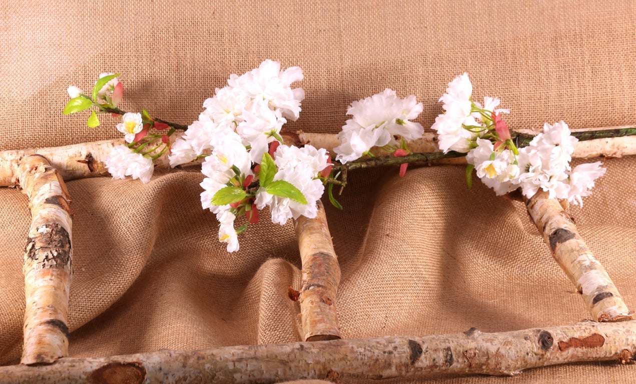 94cm Single Apple Blossom - Elegant Spring Home Decor and Garden Decoration