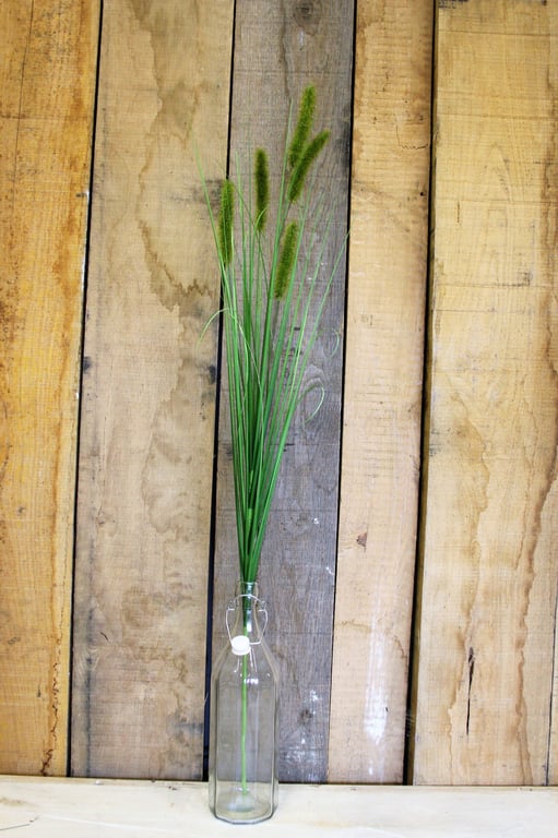 PVC Grass Spray With Cat-Tails 91cm - Outdoor Lawn Decoration & Home Decor Accent