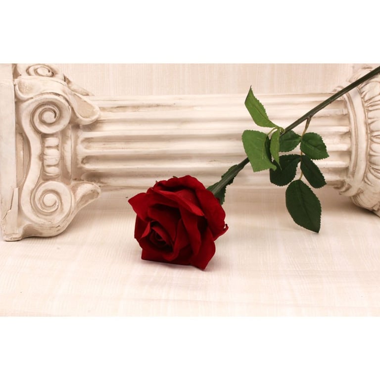 Large Single Red Rose - Perfect Home Decor Flower for Romantic Occasions