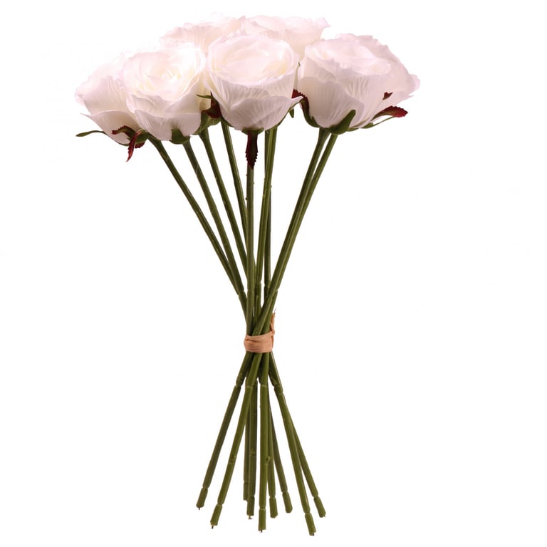 Ivory Rose Bundle - Elegant Home Decor Floral Arrangement
