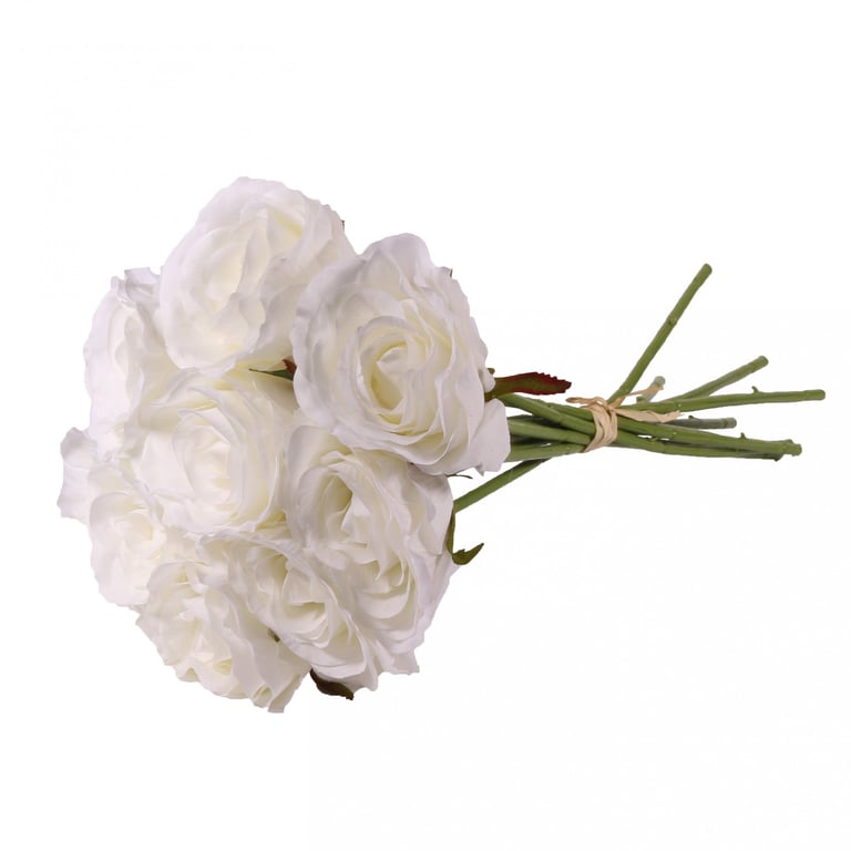 Ivory Rose Bundle - Elegant Home Decor Floral Arrangement