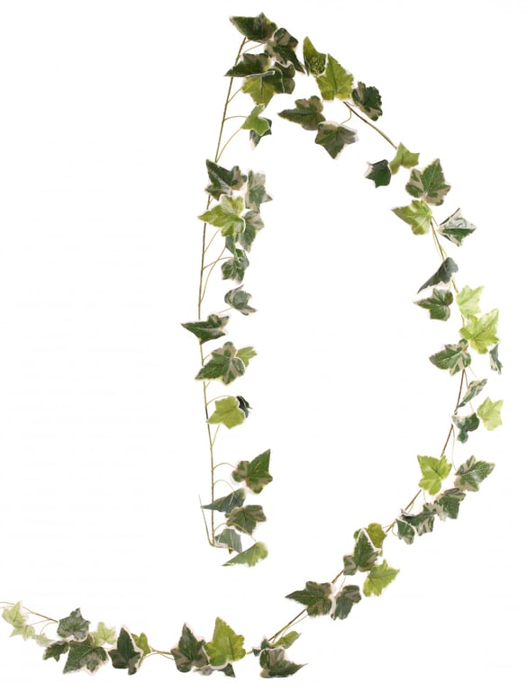 English Ivy Garland - 1.8M Green Variegated Plant Decor for Home & Garden