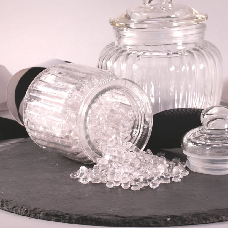 120 Gram Clear Plastic Beads Jar - Craft and Jewelry Making Supplies
