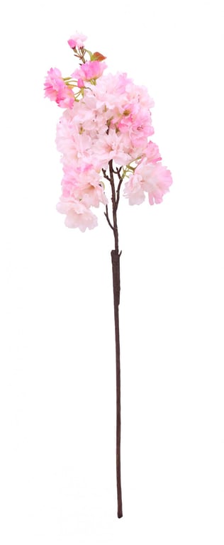 Pink Apple Blossom Decorative Stem - Spring Floral Home Garden Decoration