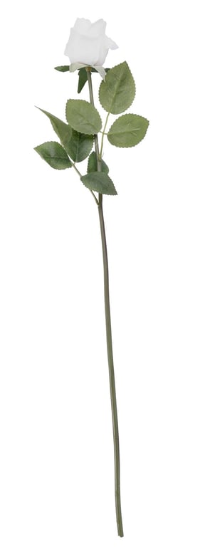 Arundel Rose Bud White - Elegant Floral Home Decor Accent