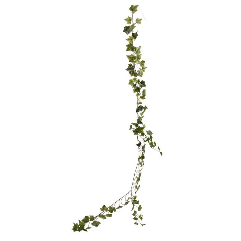 Sandringham Ivy Garland Green 180cm x98 Leaves - Beautiful Home Decor for Christmas and Holiday Season