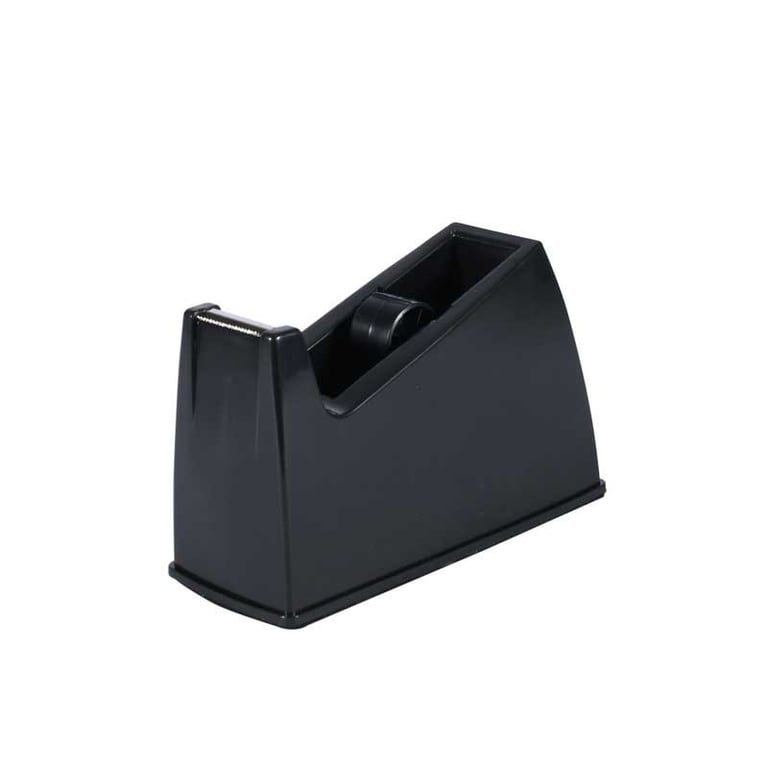 Black Small Size Tape Dispenser - Home Organization Tool and Office Supply Holder