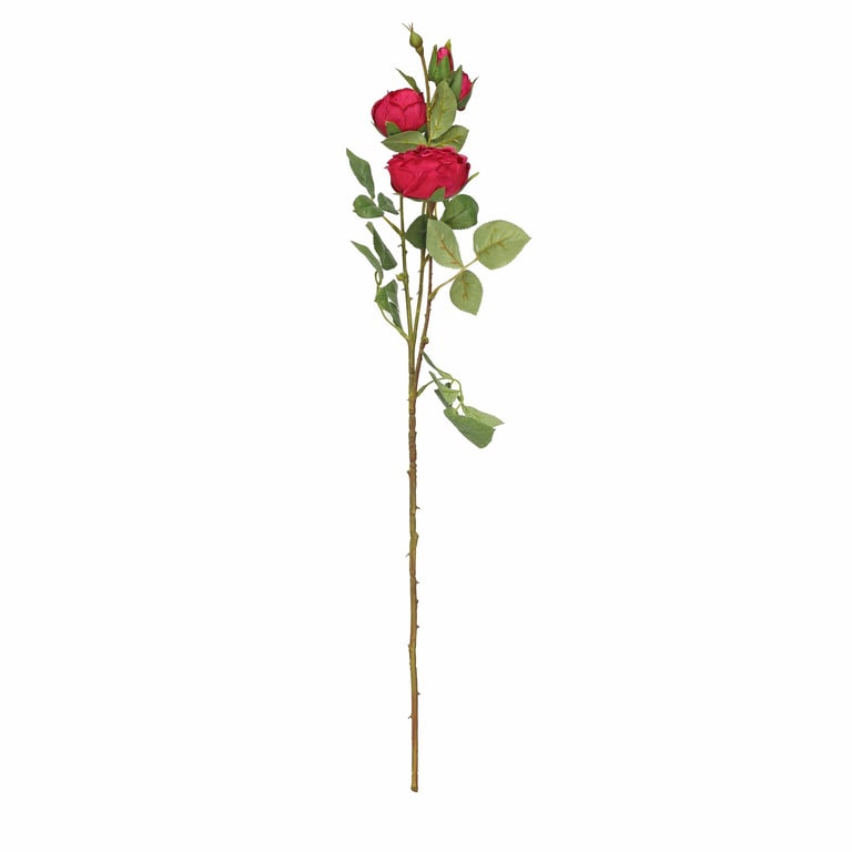 Garden Peony Rose Spray Mauve Floral Decoration (75cm) - Perfect Home Garden Decor