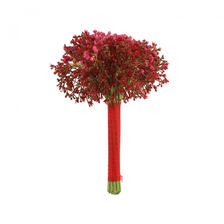 Red Gypsophila Bouquet - Elegant Wedding Flower Arrangement for Bridal Parties and Romantic Decorations
