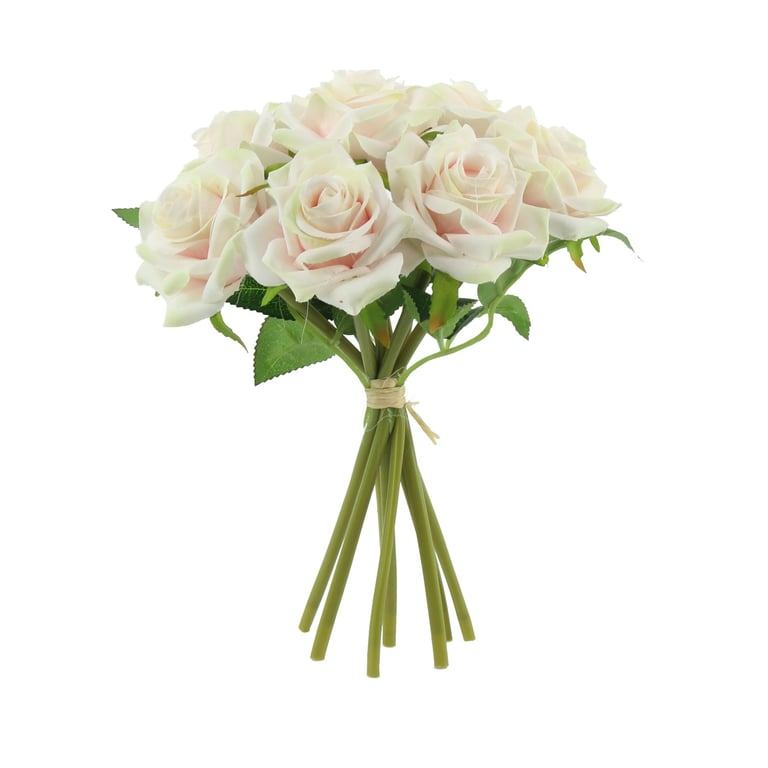 Light Pink Arundel Rose 26cm Bouquet - Elegant Home Decor Flower Arrangement