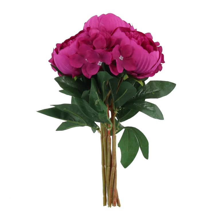 Cerise Arundel 28cm Romance Bouquet - Elegant Home Decor Flowers for Valentine s Day and Weddings
