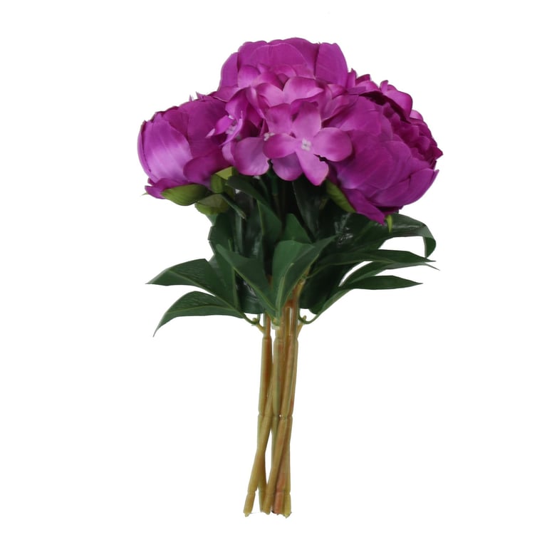Purple Arundel Romance Bouquet - 28cm Long-Stemmed Floral Arrangement for Romantic Decorations