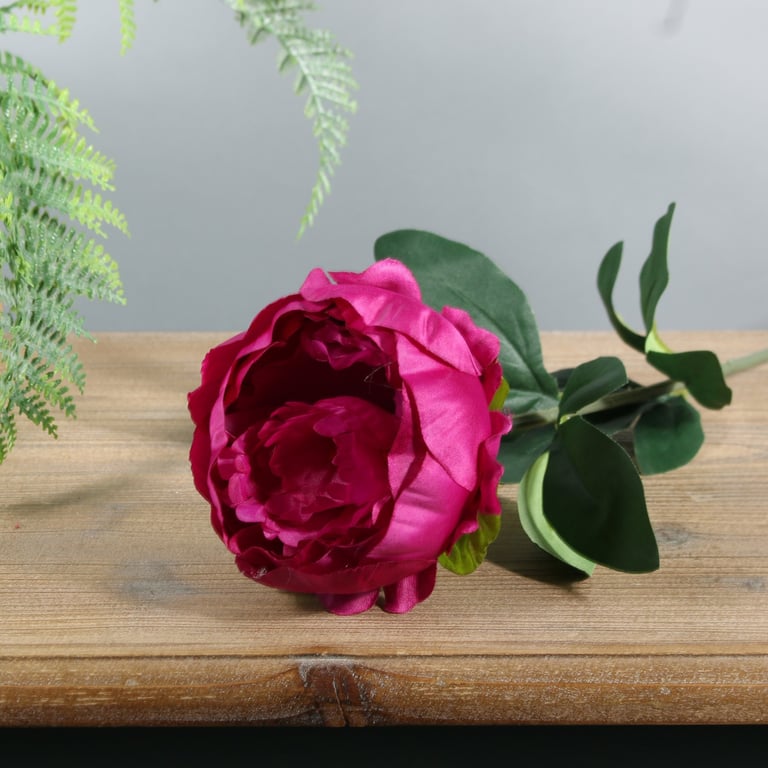 Cerise Arundel Garden Peony - Beautiful Home Decor Floral Arrangement