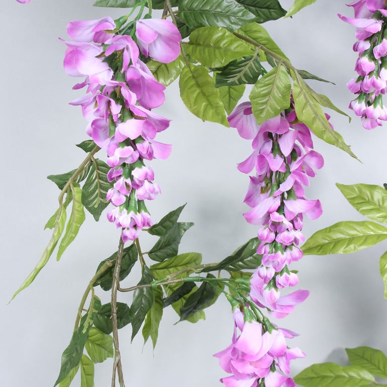 Wisteria Garland Lilac (1.9M) - Spring Blooming Home and Garden Decoration