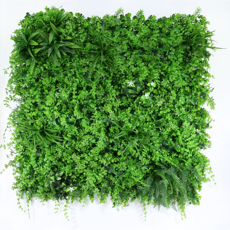 Exterior UV Resistant Tropical Green Wall - Durable Outdoor Solution for 1m Walls