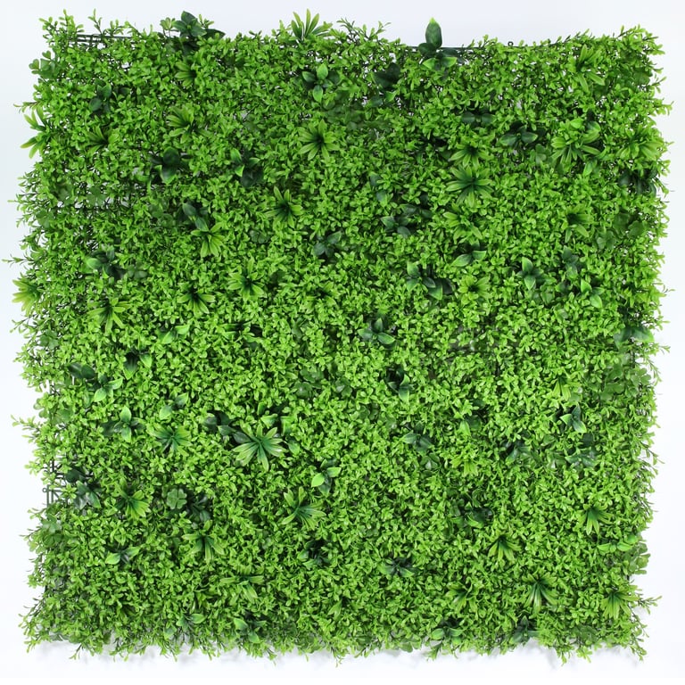 Exterior UV Resistant Small Leaf Green Wall 1m - Durable Outdoor Wall Decoration