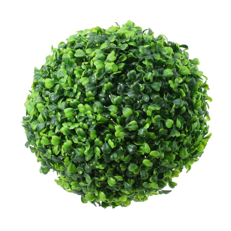 Exterior UV Resistant Buxus Greenery Ball (47cm) - Durable Outdoor Garden Decoration with UV Protection