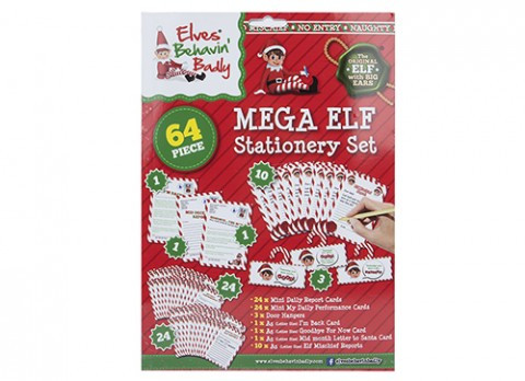 Elf Design 64pc Stationery Set - Complete Desk Organization Office Supplies