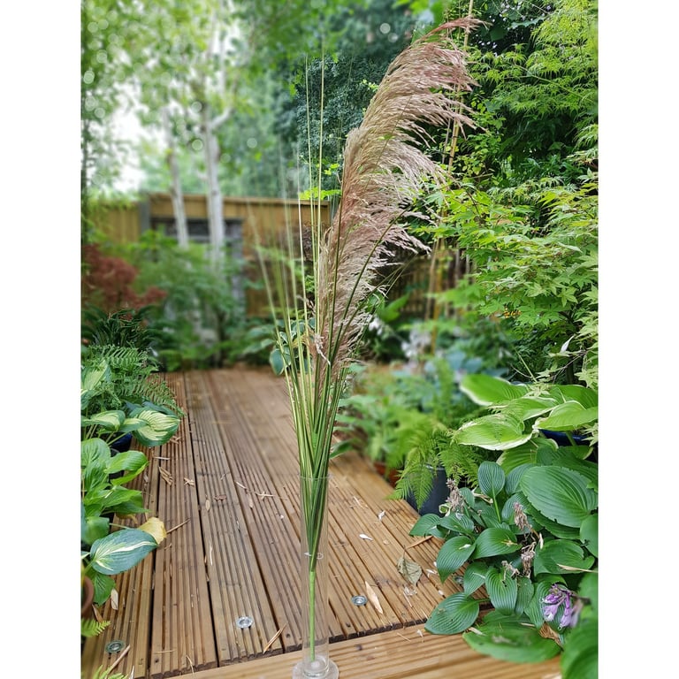 112cm Pampas Grass Spray - Botanical Outdoor Decoration Centerpiece for Fall Decor