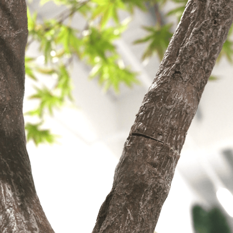 Artificial Japanese Acer Tree - 2.7m Tall Green Indoor Plant Decoration