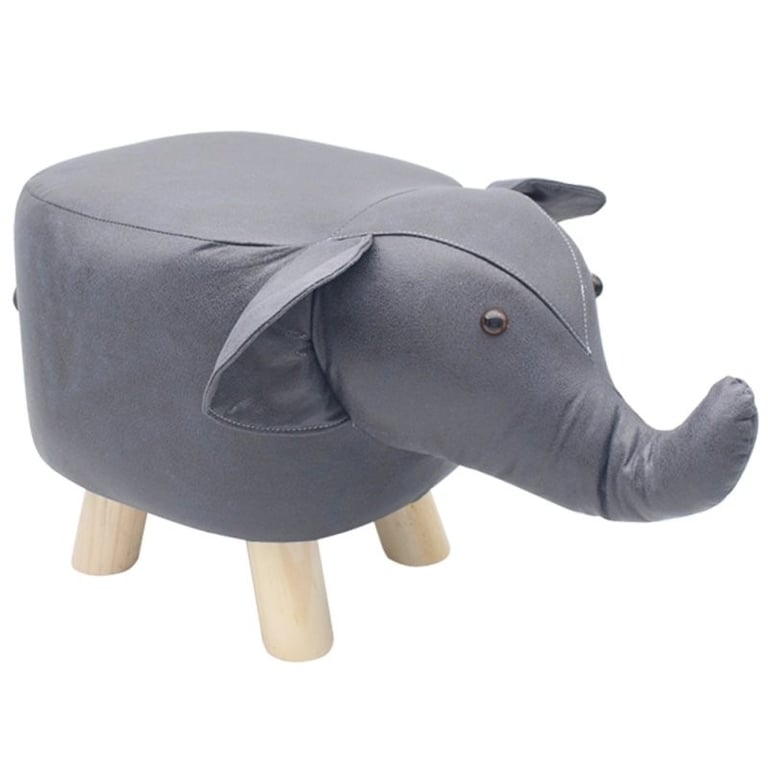 Elephant Stool - Rustic Indoor/Outdoor Decorative Seat with Rustic Furniture Design