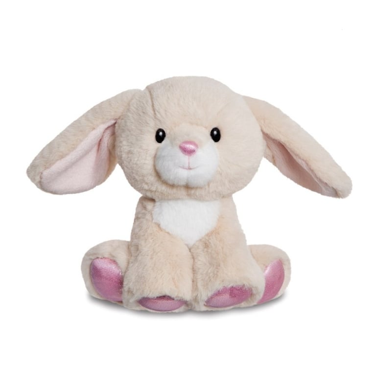 Glitzy Tots 8Inch Soft Plush Bunny Toy for Kids and Easter Decorations